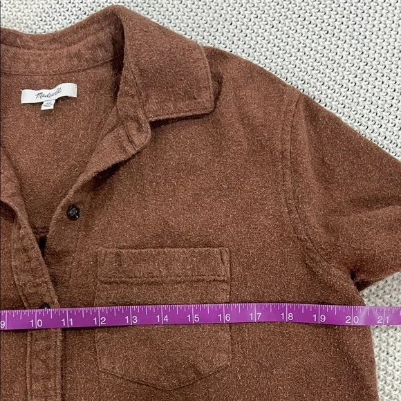 Madewell Brown Button Down Shirt - Picture 9 of 11